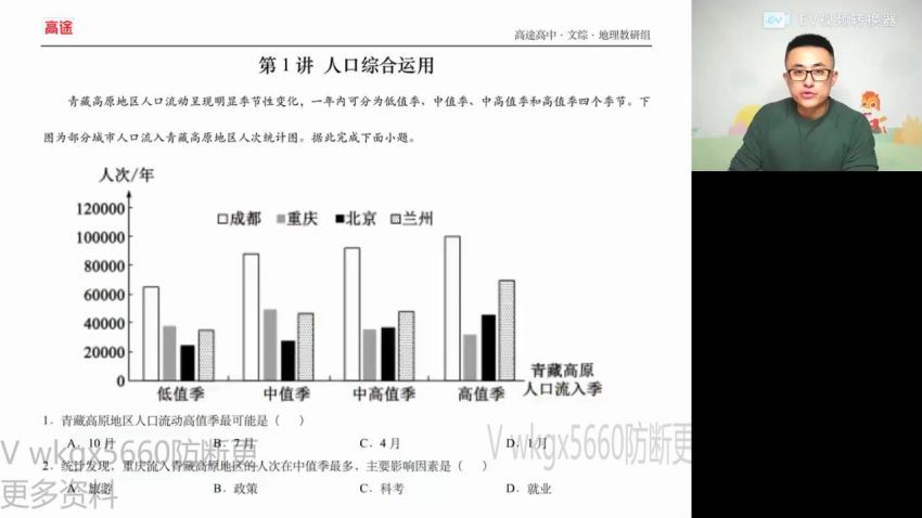 2022高一高途地理林潇春季班