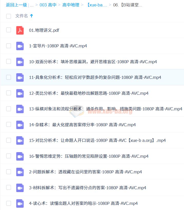 高中地理 万能解题方法课 苏苇如