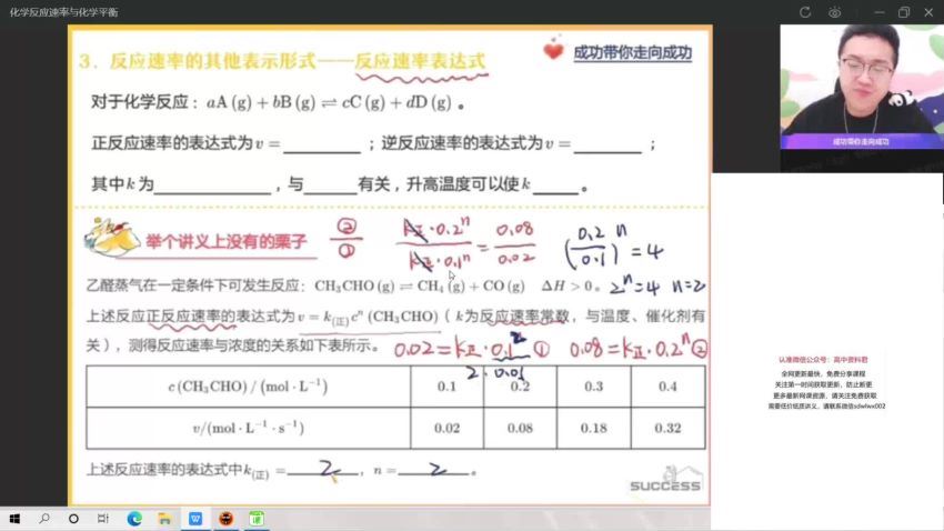 2022高二作业帮化学王瑾化学续报资料