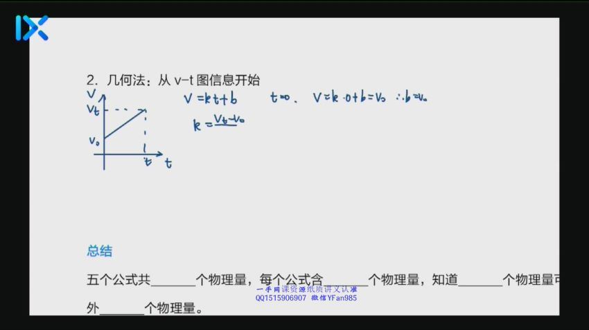 2022高一乐学物理（于冲）秋季班