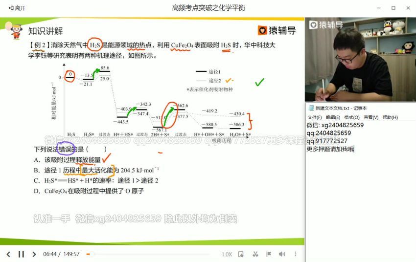 2021高三猿辅导化学押题 百度网盘