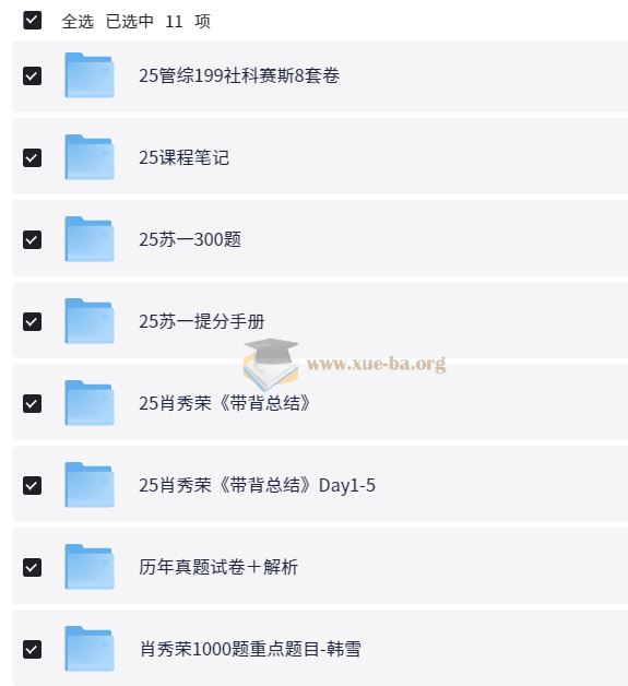 2025大学考研无水印电子版资料
