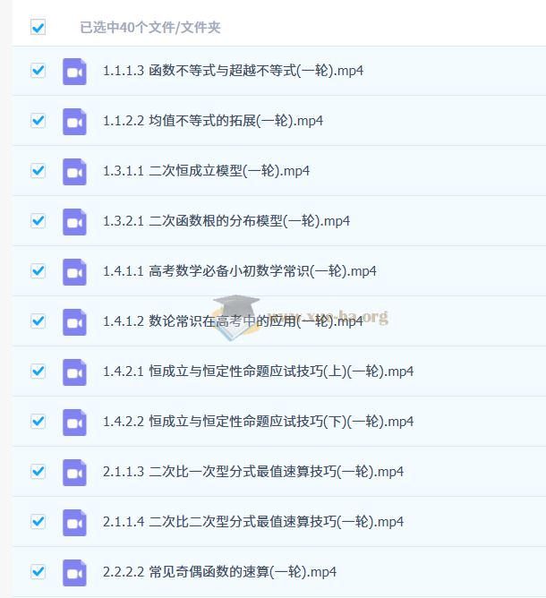2026年高三 高考数学 王伟 一轮 百度网盘