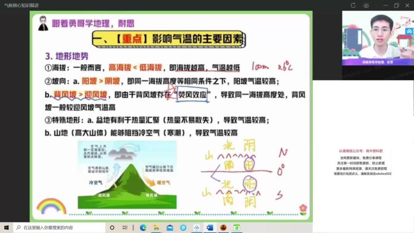 2022高二作业帮地理王群地理续报资料