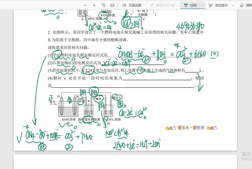 2022高二作业帮化学林森暑秋联保资料