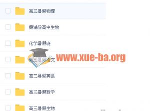 （高中汇总）2018猿辅导高三暑假全科百度网盘整理版/语文数学英语物理化学生物全科… 