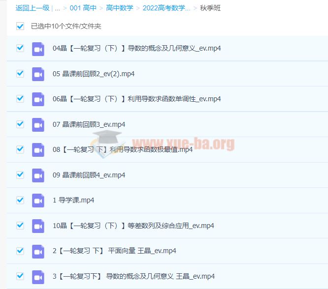 2022届王晶高考数学A+班一轮复习 秋季班 更新10讲