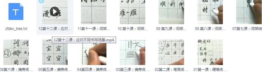 教你零基础写出一手漂亮好字 