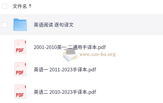 2024考研英语真题阅读逐句手译（2001-2023）