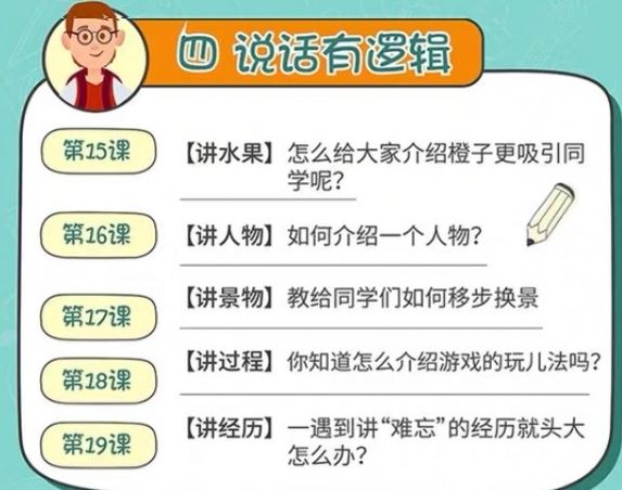 给孩子的口才表达课视频课 百度网盘免费下载