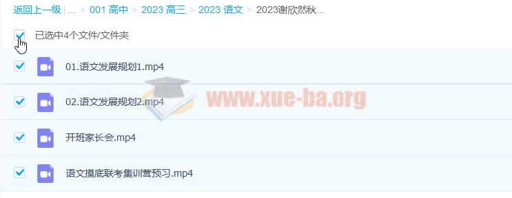 2023高考语文 谢欣然语文 一轮暑假班 秋季班更新4讲