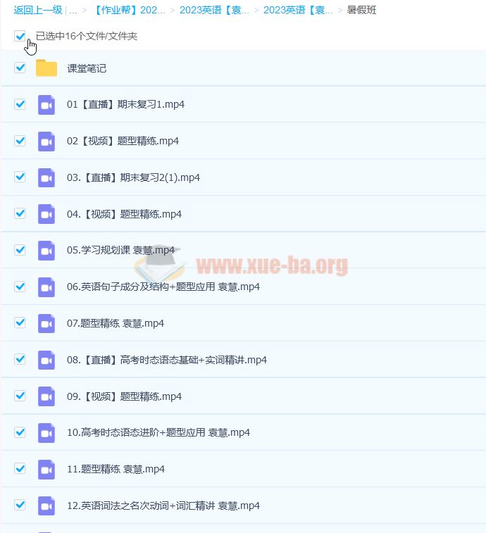 2023 高考英语 袁慧a+一轮复习 暑假班 秋季班更新18讲