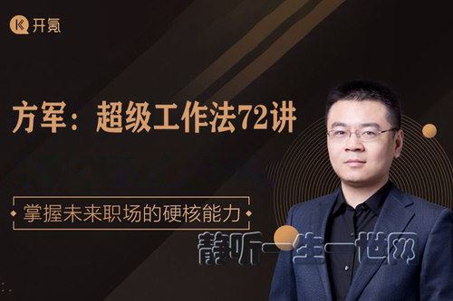 吴晓波超级工作法72讲（完结）百度网盘下载时尚杂谈