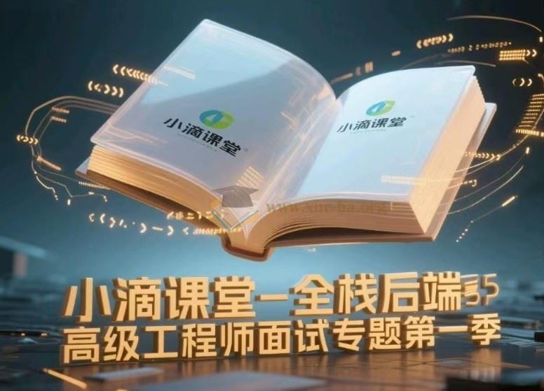 小滴课堂-全栈后端高级工程师面试专题第一季【2GB】