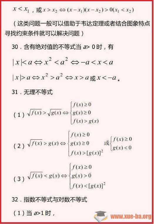 清华学霸是如何“炼”成？决战“高考”不可少的41条数学公式！