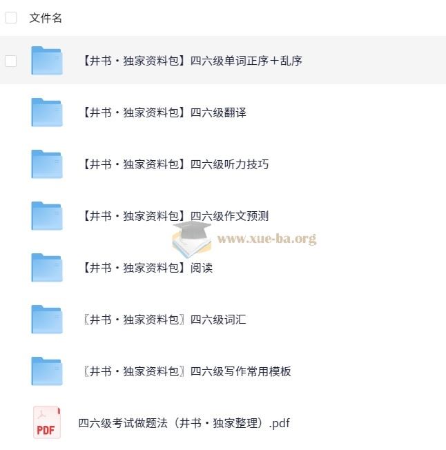 2025年大学英语四六级 复习资料独家整理