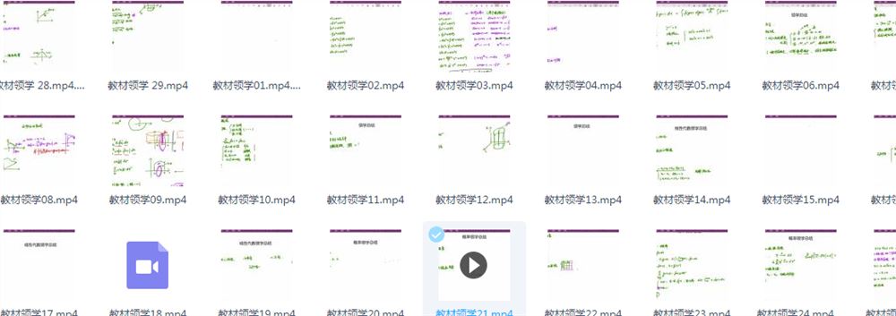 2021考研数学 教材领学入门导学29讲直播课程